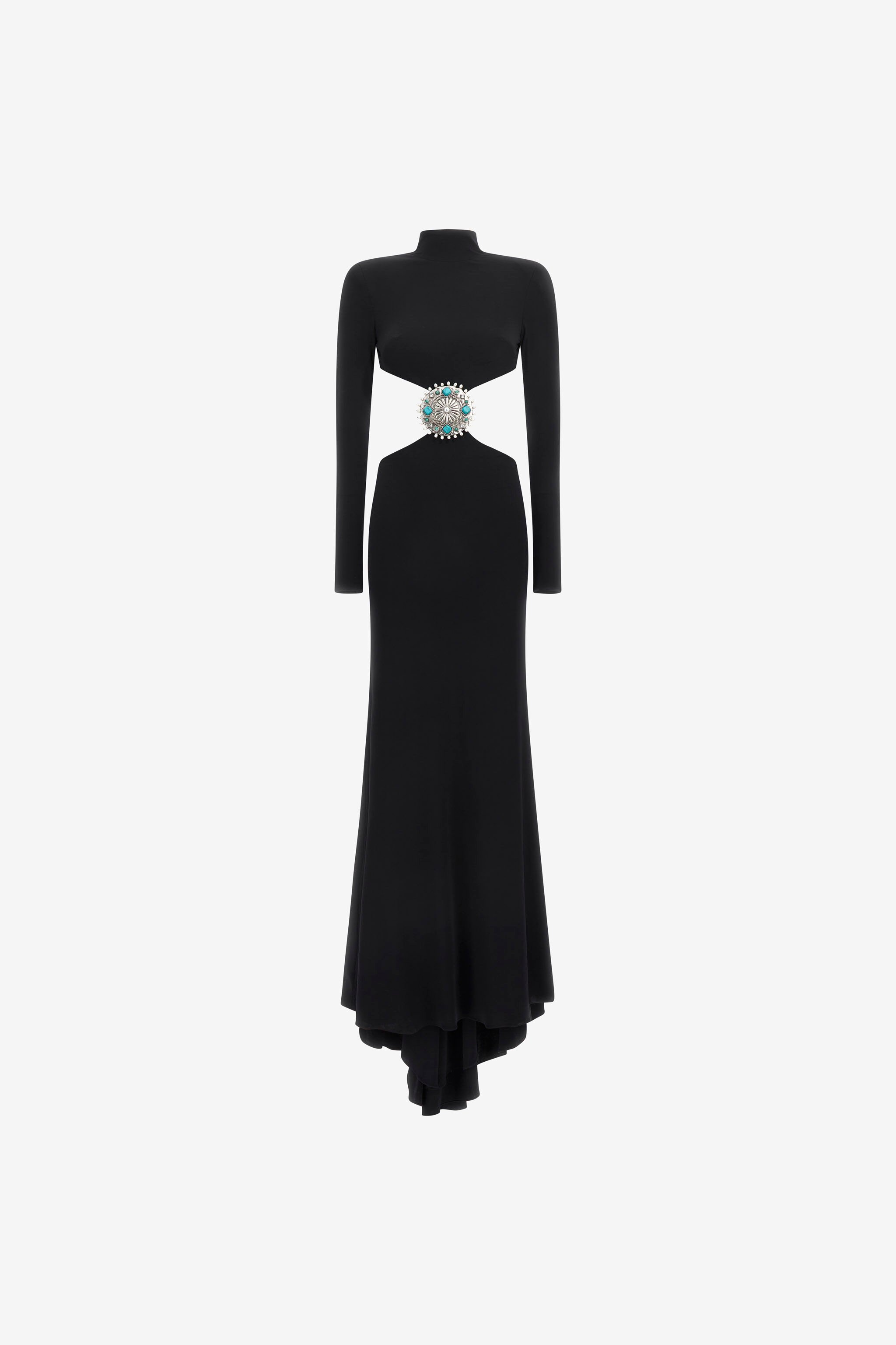 RC Cut-out knit dress Black RWT103-JJ036