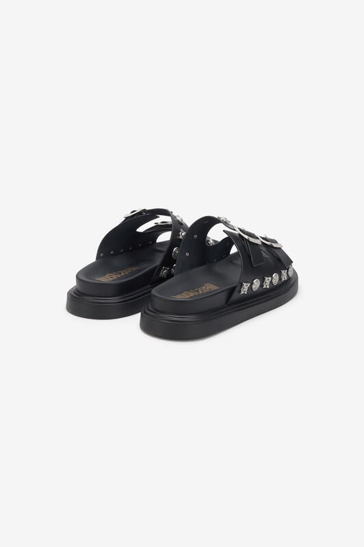 JC Black Summer Sandals BLACK WFS039-WF247