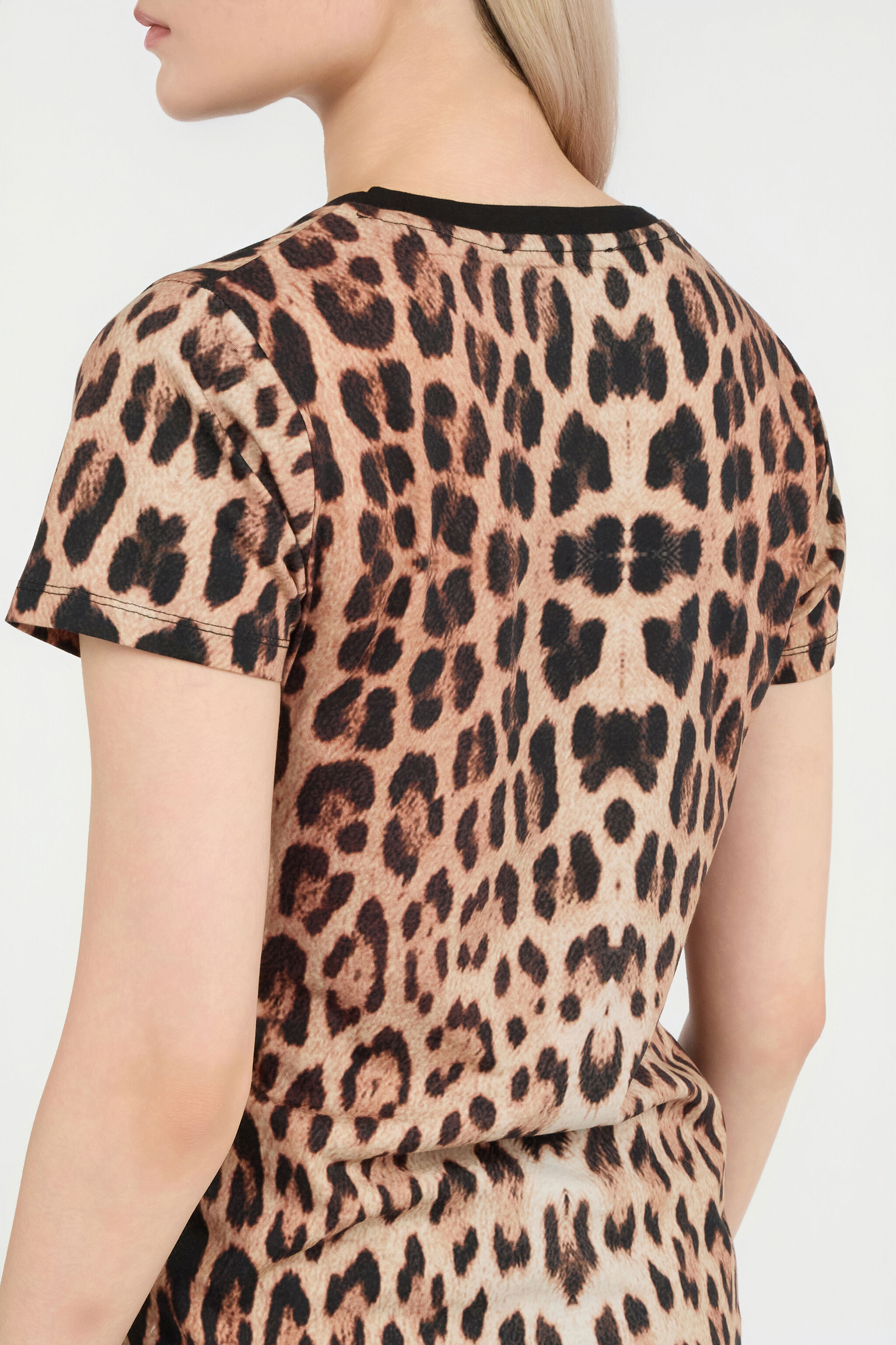 RC Leopard Print T-Shirt JAGUAR QOT60A-JFG34