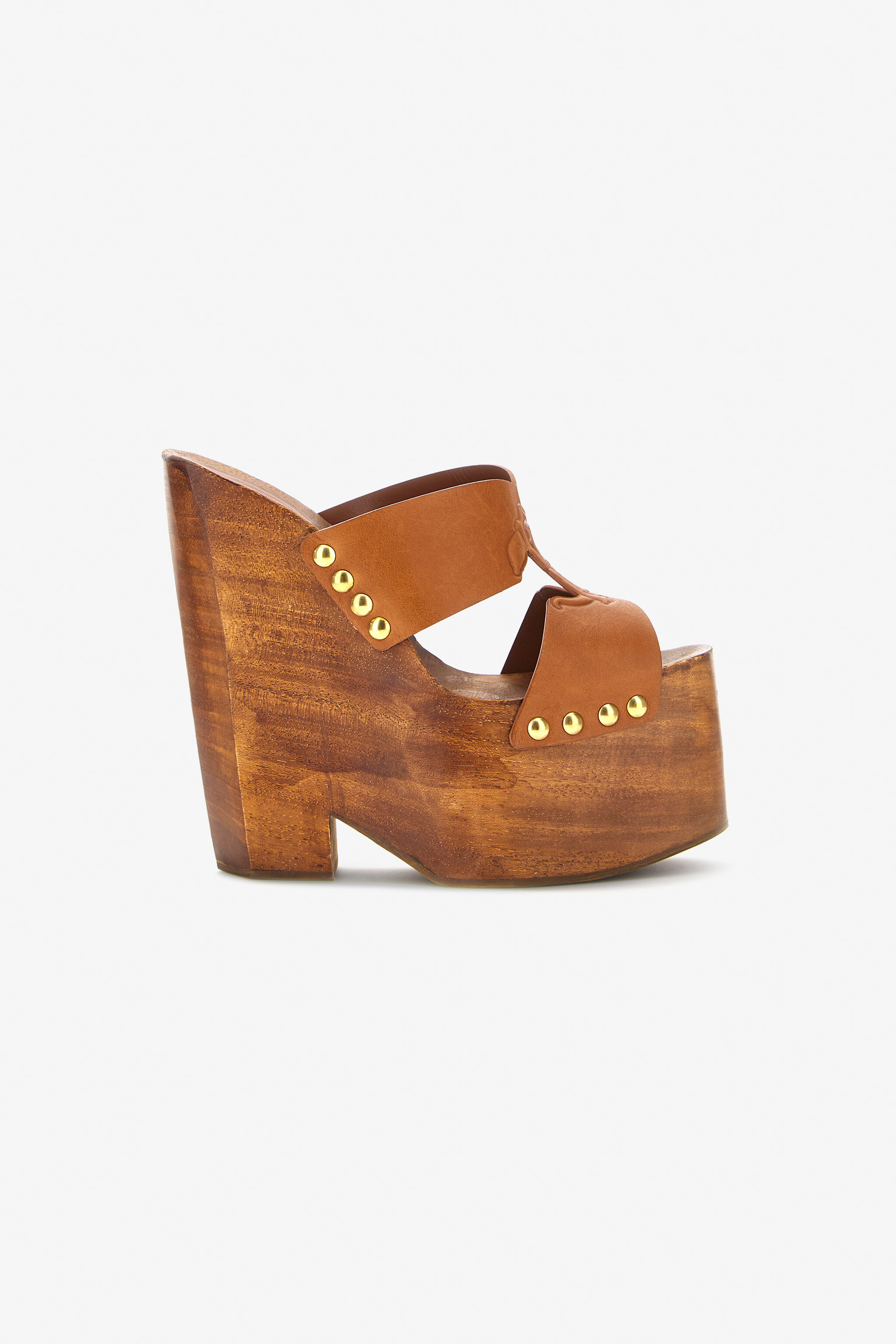 RC RC Monogram sandals Brown SWS005-PZ899