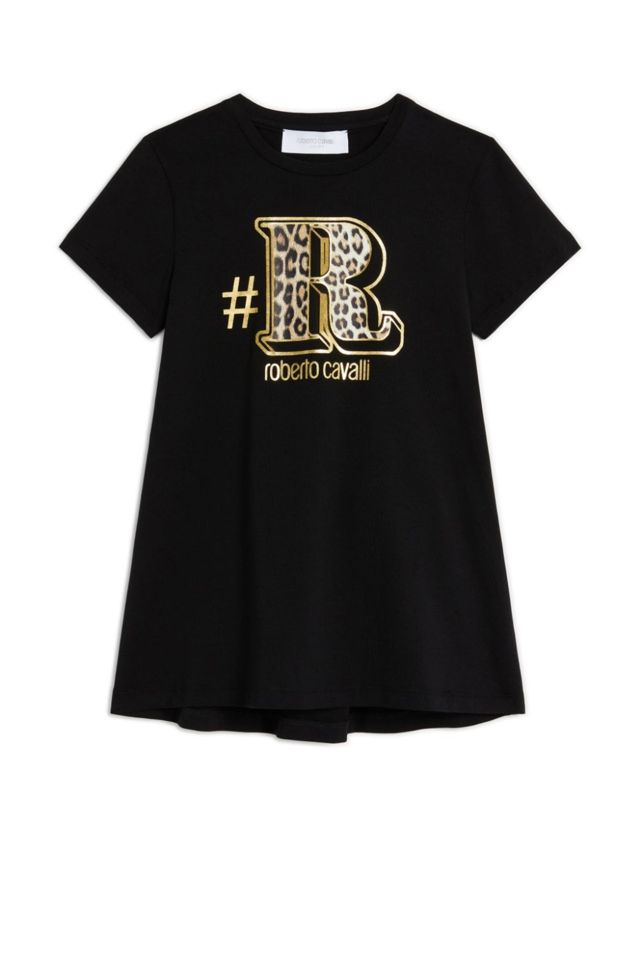 JU T-Shirt mit Logo BLACK MJT605-JV025