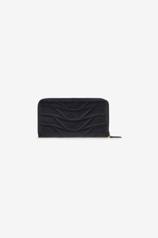 RC Wallet with Monogram RC and zip Black SKA001-PN462