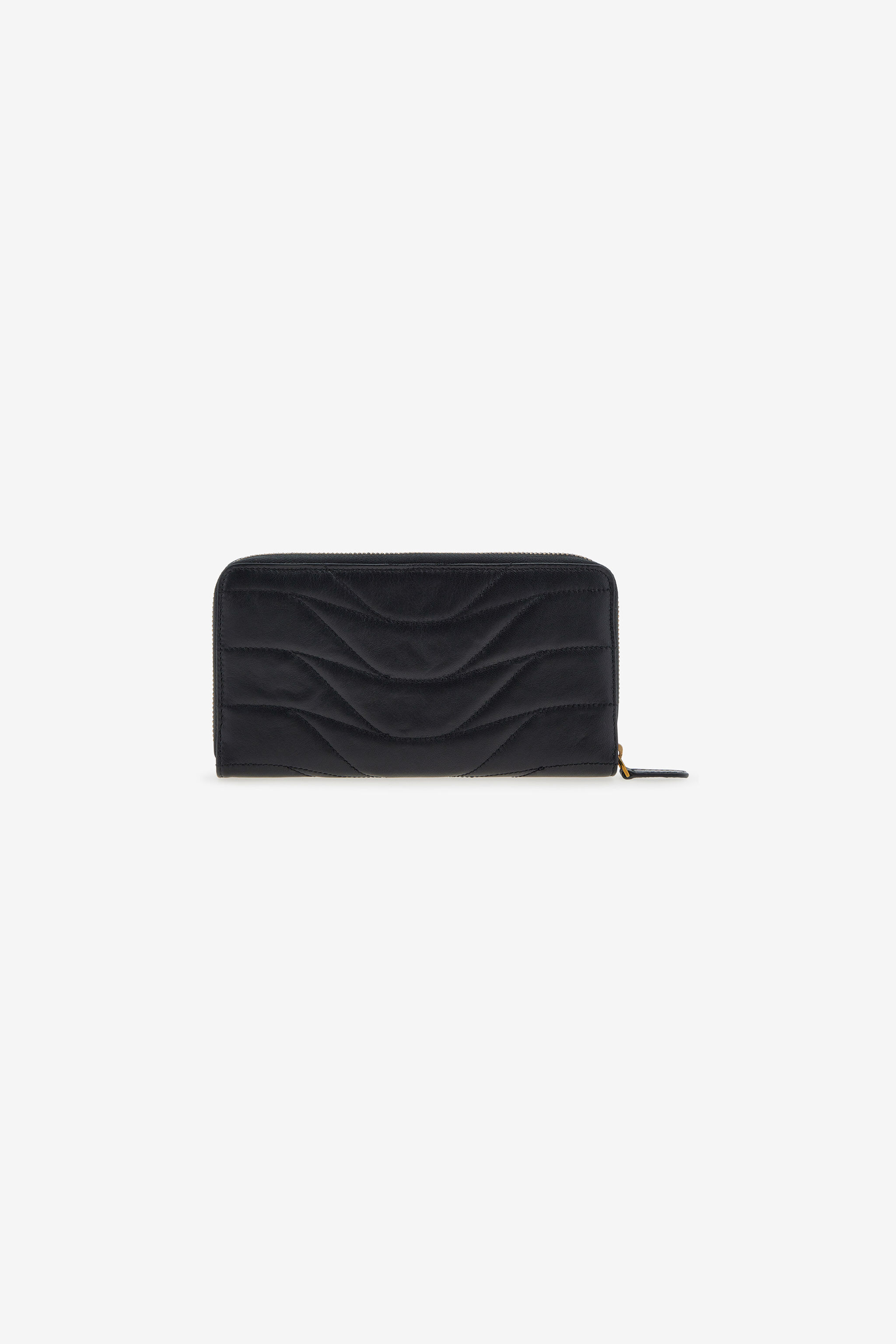 RC Wallet with Monogram RC and zip Black SKA001-PN462