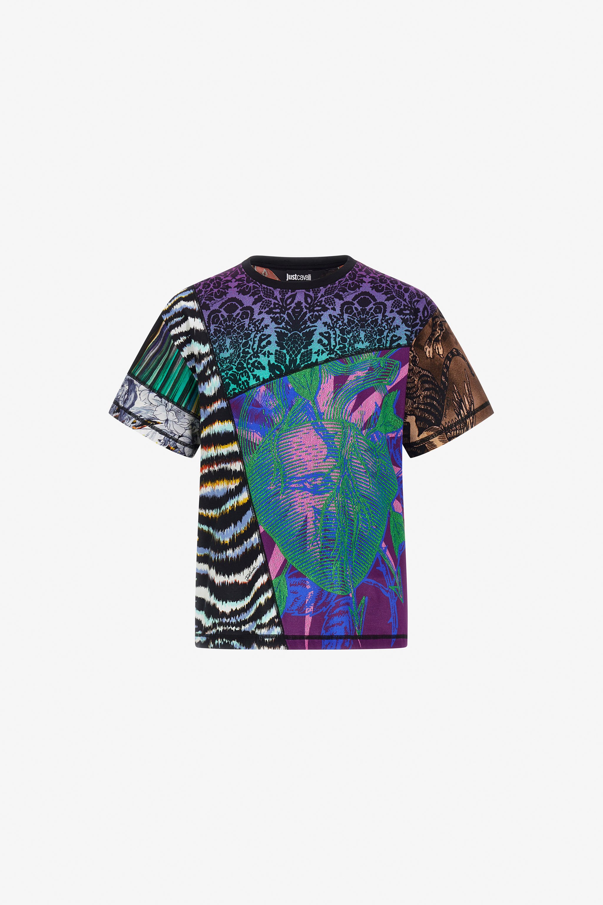 JC T-shirt Just Cavalli Viola SFT265-SF176