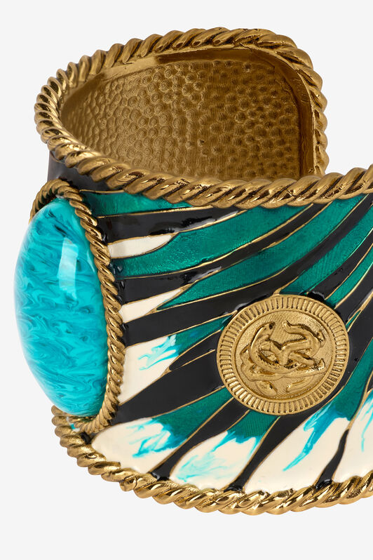 RC Enameled Metal Bracelet Hellblau TKG004-AM021