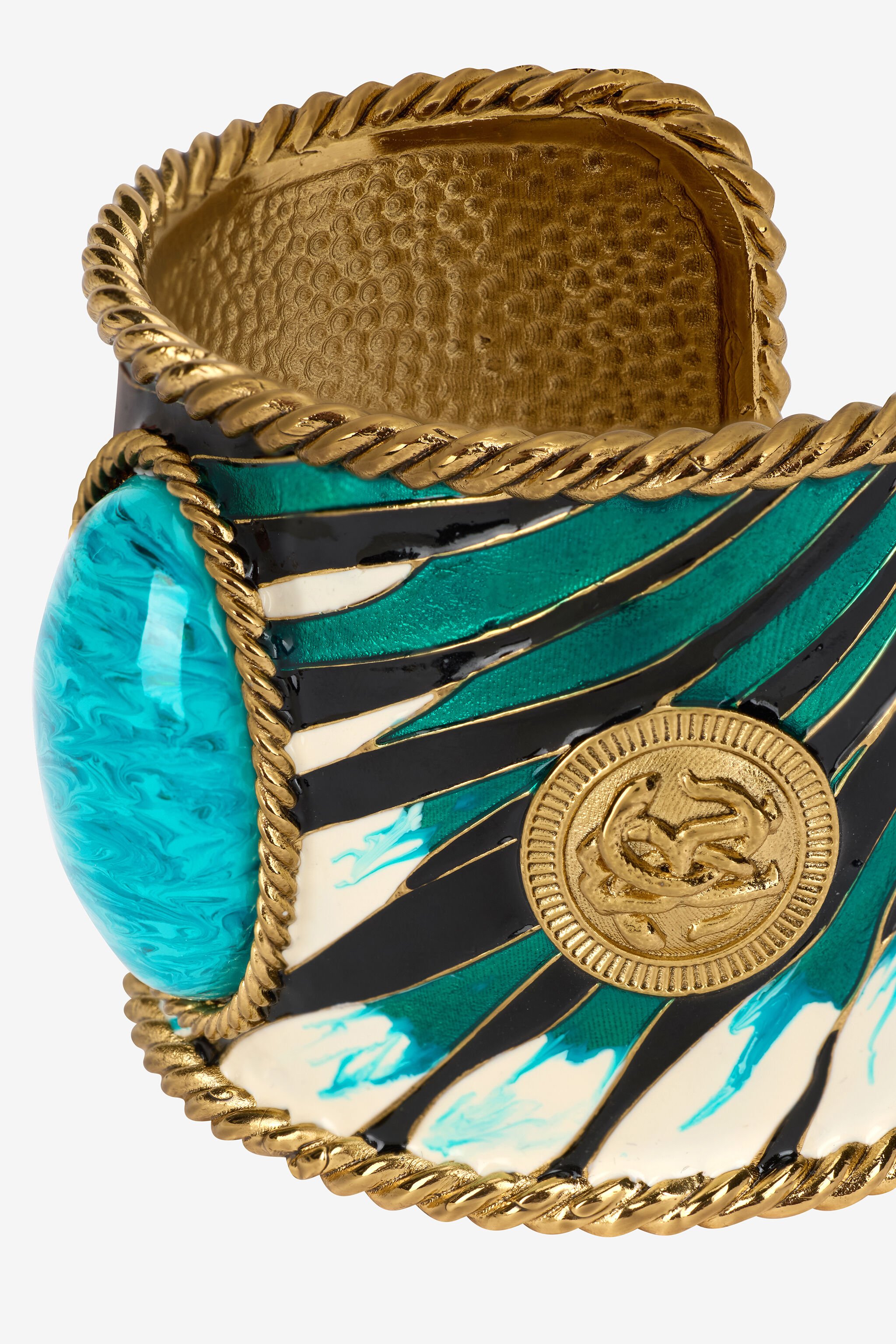 RC Enameled Metal Bracelet Hellblau TKG004-AM021
