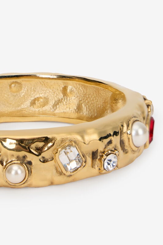 RC Gold Bracelet RUBY/AQUAMARIN/IVORY WQG019-AM127