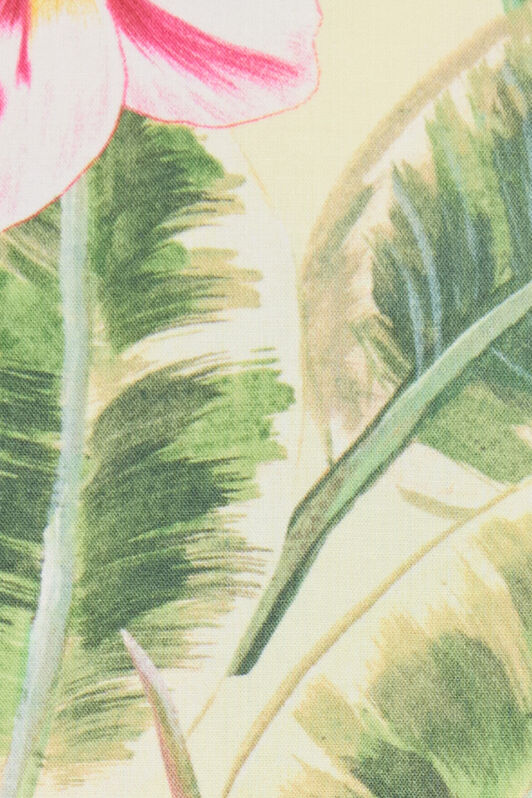 JU Abito Con Stampa Foglie E Fiori Verde chiaro UJT10F-7MO38