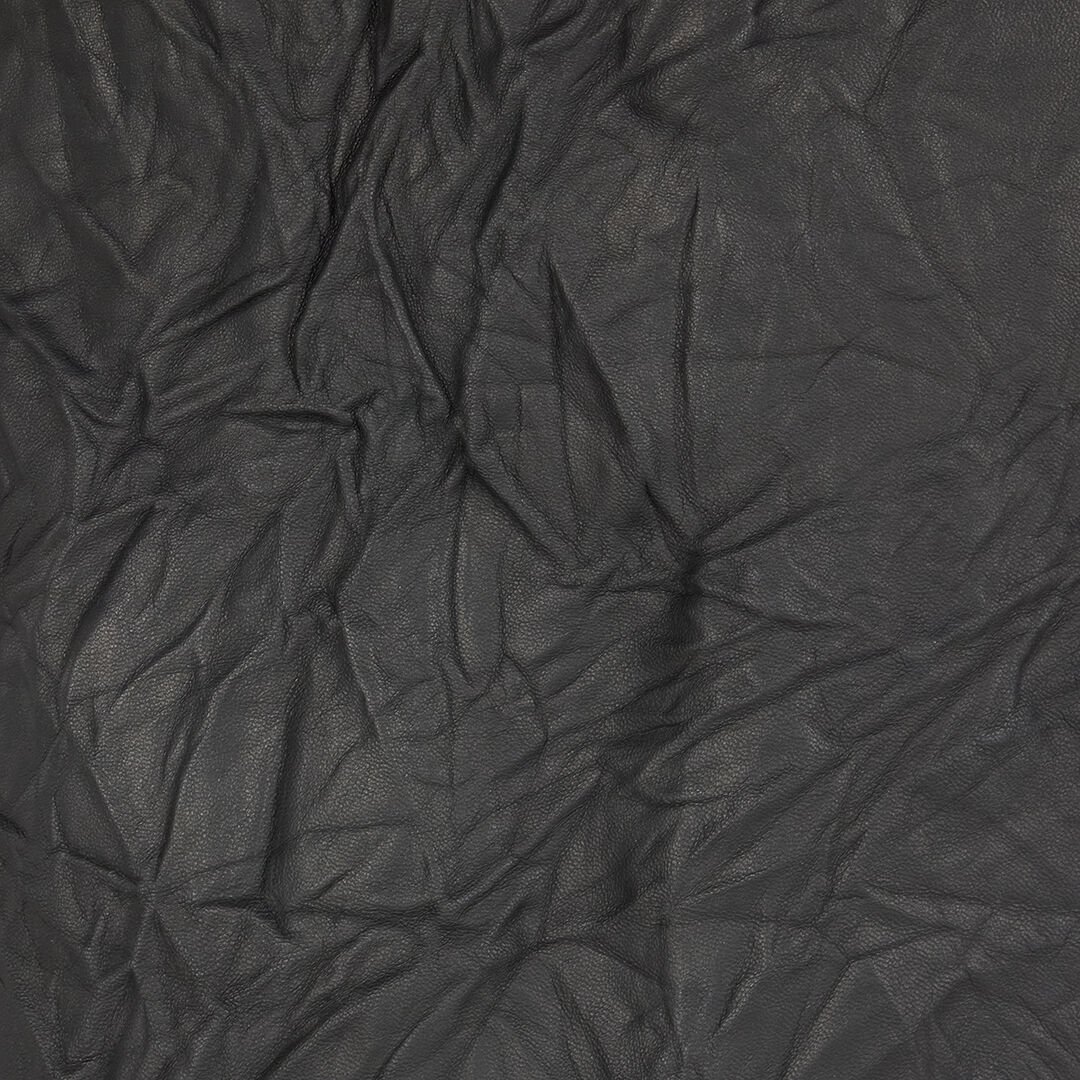 RC Long Crinkle-Effect Trench Coat Black UKP505-PN082