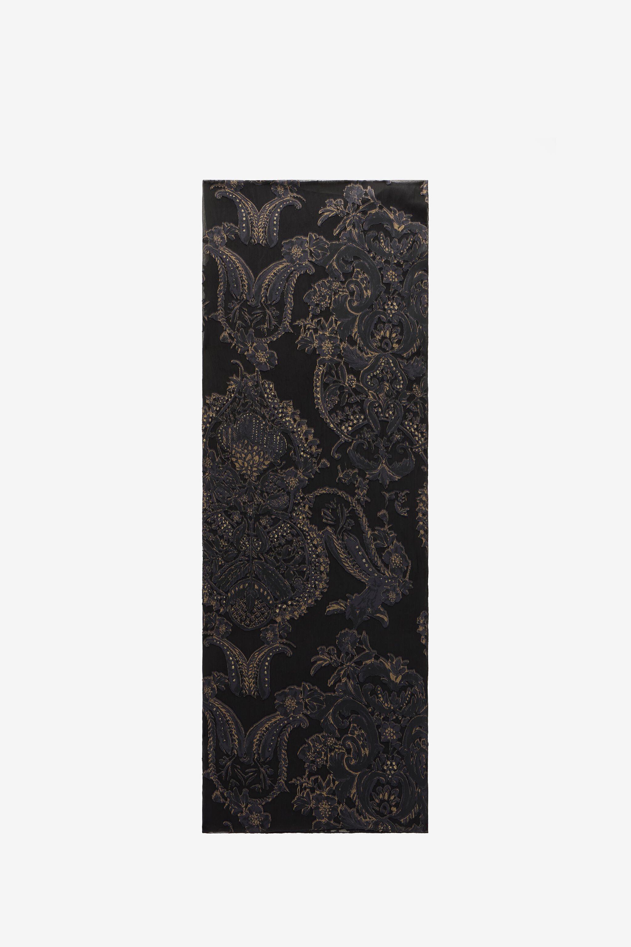 RC Ornalmental Black Print Stola RC Ornalmental Black Print Stola BLACK WKI001-SLR36