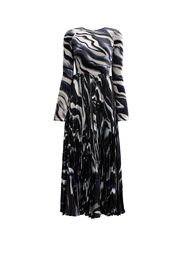 ${brand} Robe plissée à motif Sistine Chapel ${colorDescription} ${masterID}