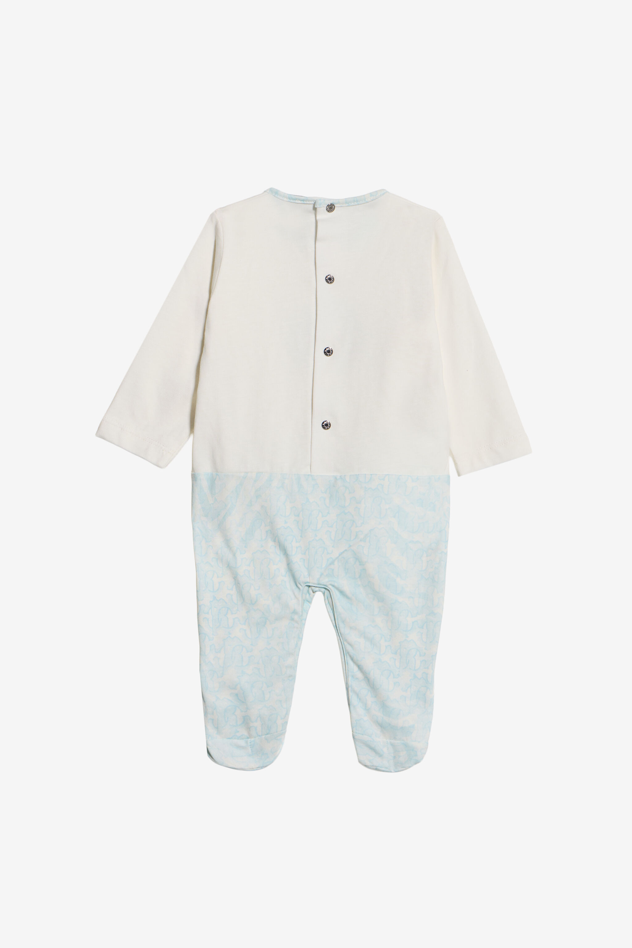 JU Light Blue Monogram Zebra Print Children Kit BABY BLUE WJT808-JD001