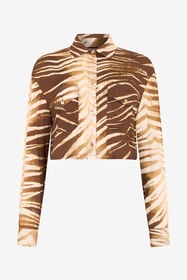 JC Natural Barb Print Shirt SABBIA WFT251-WF649