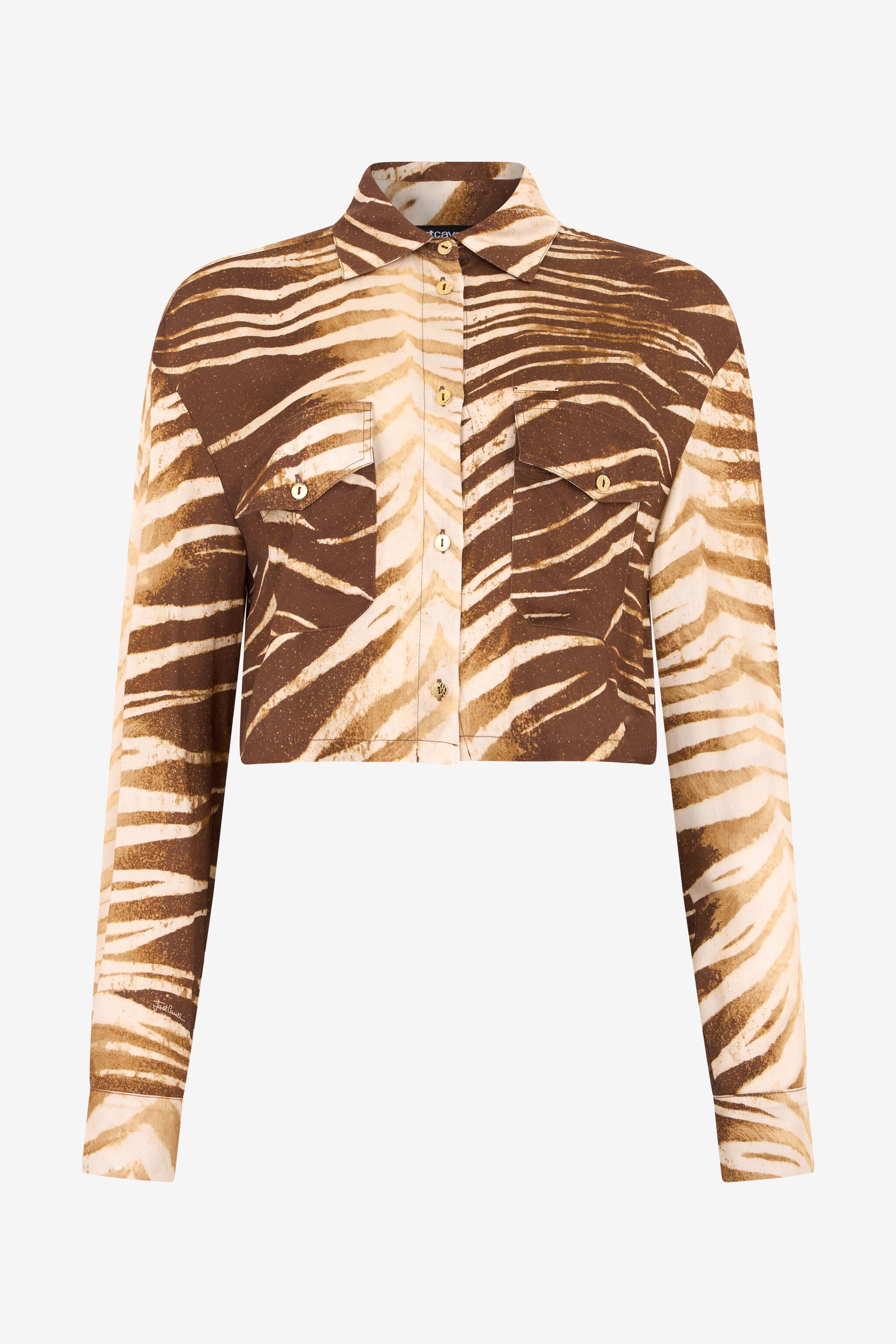 JC Natural Barb Print Shirt SABBIA WFT251-WF649