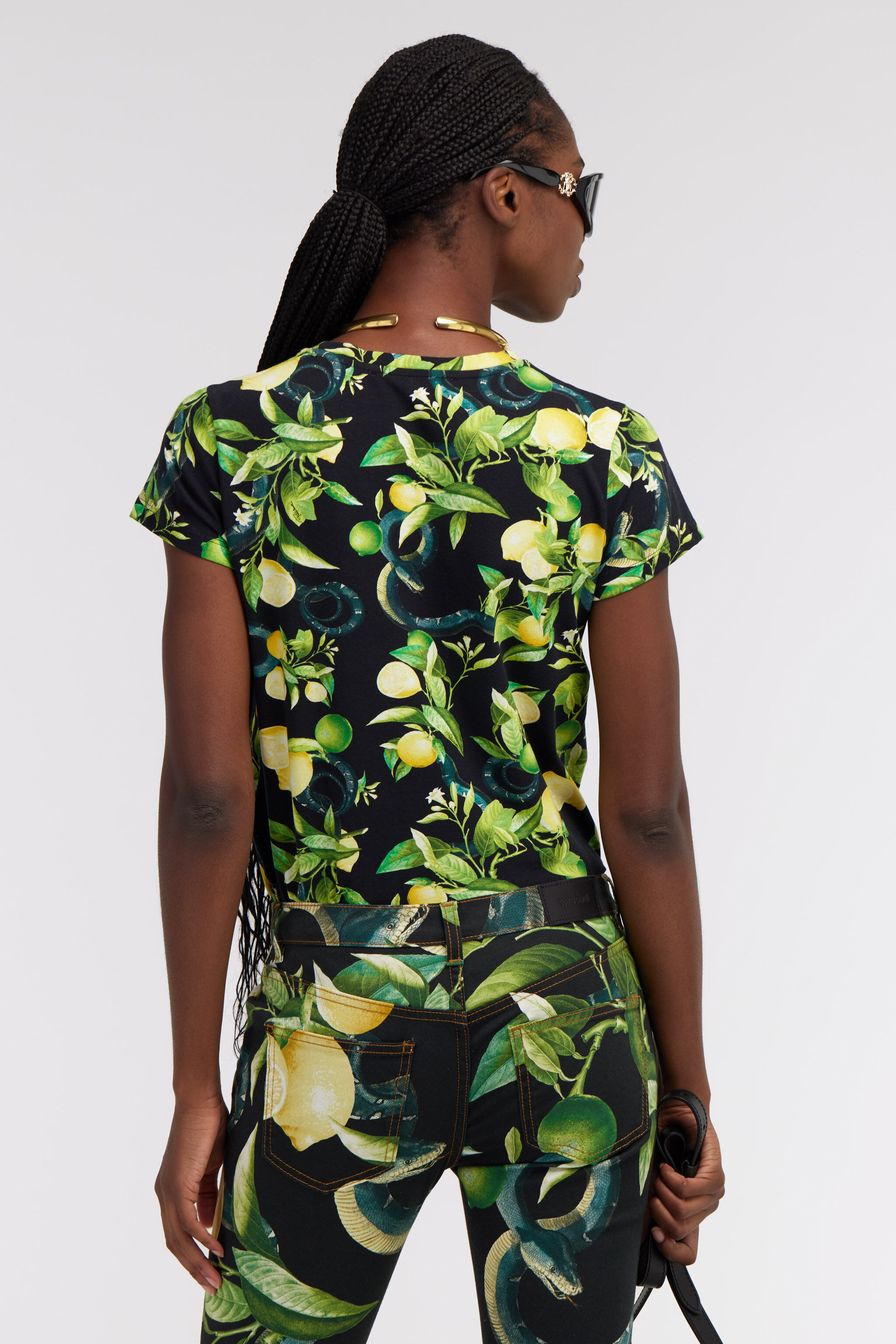 RC Lemon print t-shirt Black SKT60H-3DI89