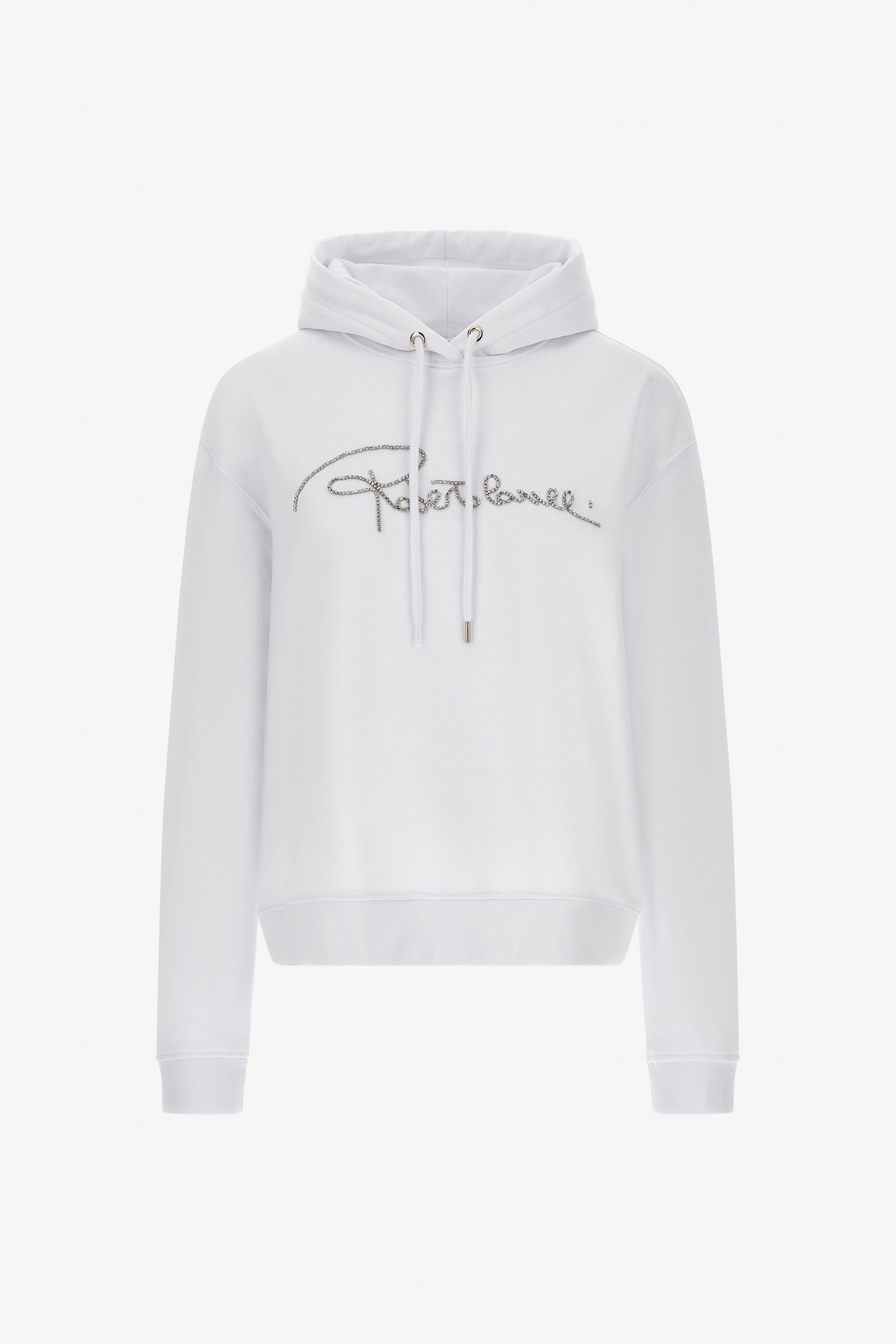 RC Sweatshirt with signature Blanc NOT68D-CF052