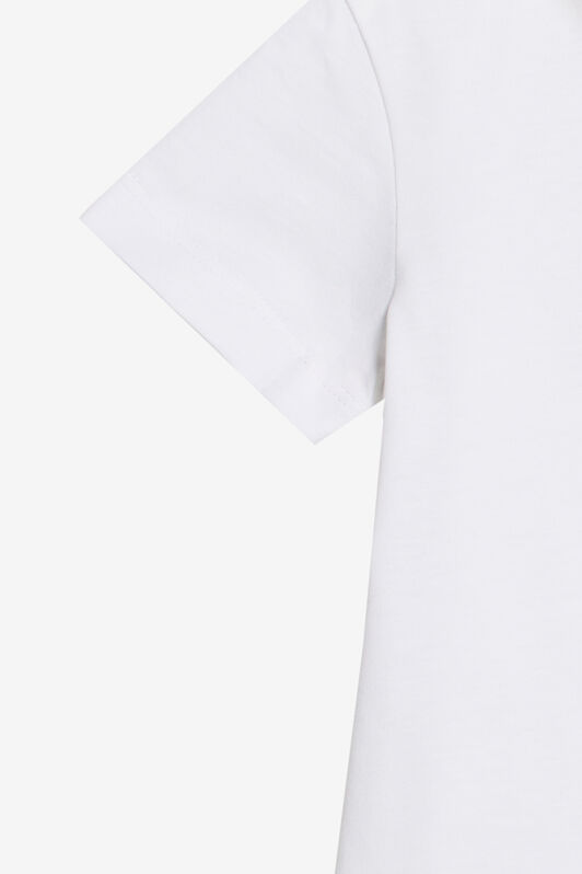 JU White T-shirt with RC Logo MILKY WHITE WJT600-JD001