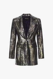 ${brand} Blazer efecto cocodrilo ${colorDescription} ${masterID}