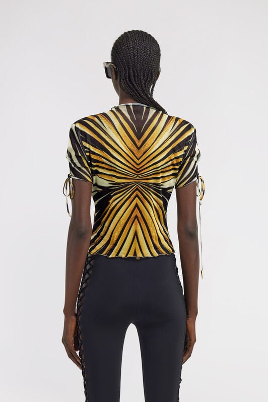 RC Ray Of Gold Print T-shirt Gold TKT613-6HM33