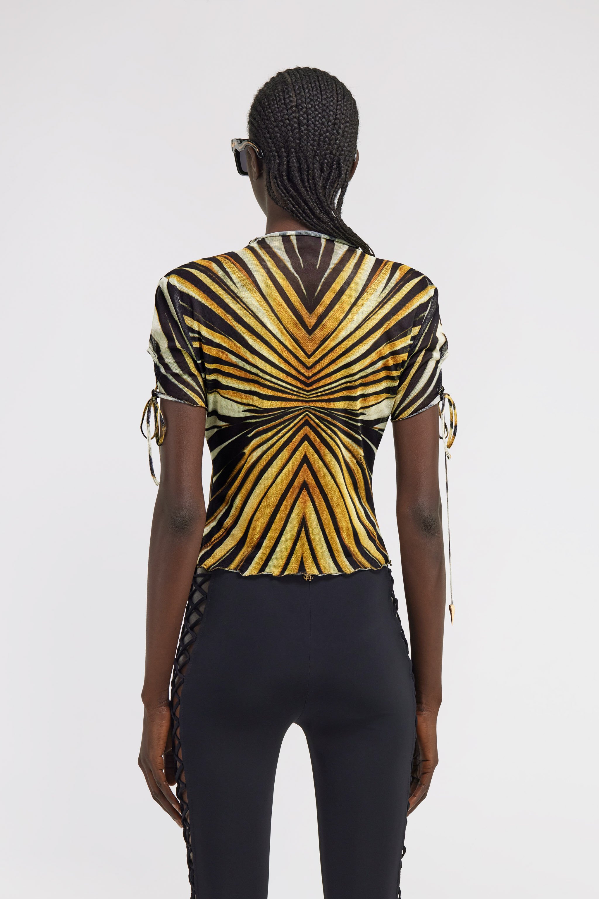 RC Ray Of Gold Print T-shirt Gold TKT613-6HM33