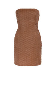 ${brand} Woven Leather Mini Dress ${colorDescription} ${masterID}