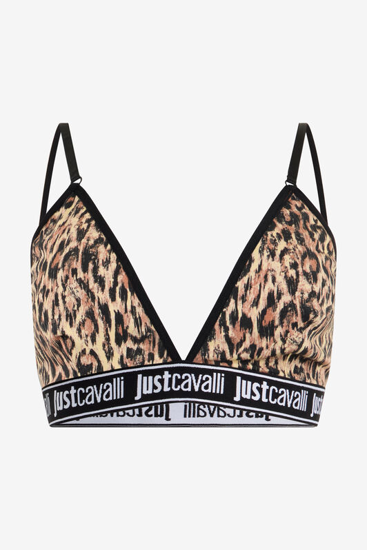 JC Jaguar Skin Print Triangle Bra CREMINO BIS UFU009-UF206