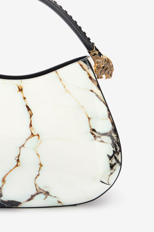 RC Marble-print Roar Bag White TKB022-FN079