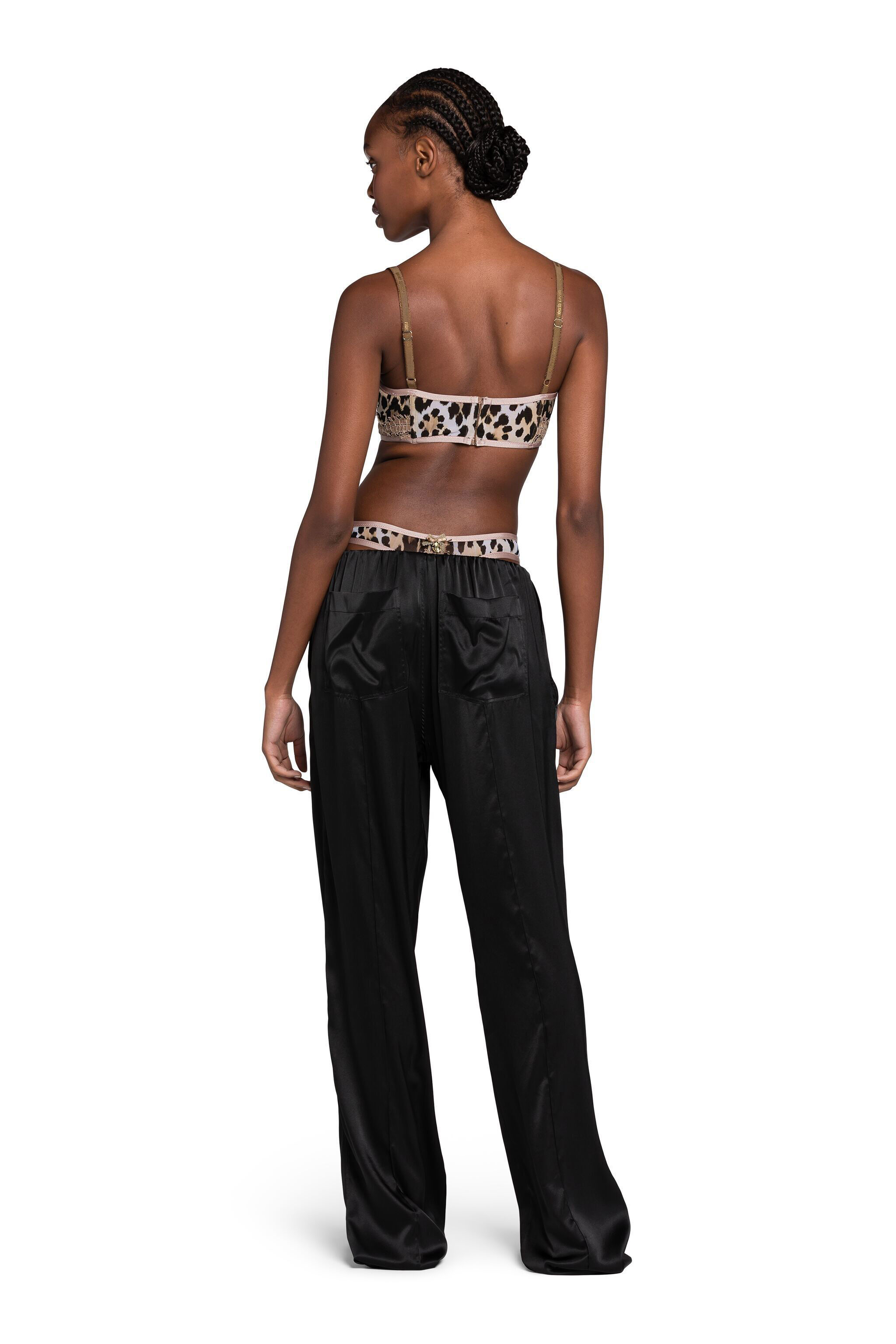 RC Lace-Trimmed Cheetah-Print Bralette Light brown EQLIC3-IIANE