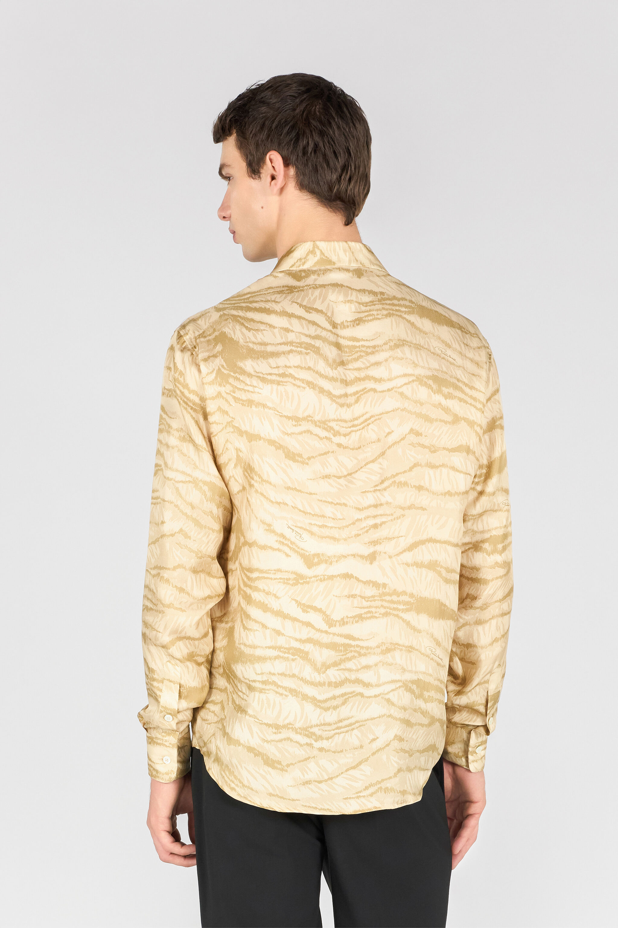 RC Bluse Mit Print Tiger Skin BEIGE OOT70A-2NO65