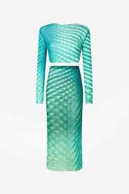 ${brand} Ensemble Haut Et Jupe À Imprimé Psychédélique ${colorDescription} ${masterID}