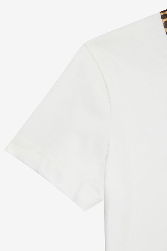JU Milk White T-Shirt with RC Monogram MILKY WHITE VJT62H-JD001