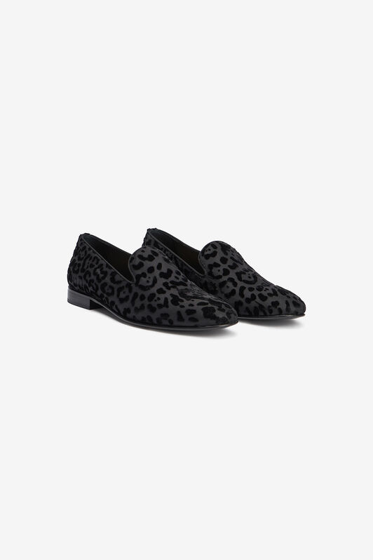 RC Slipper schwarz mit Jaguarprint BLACK VRS014-VLV00