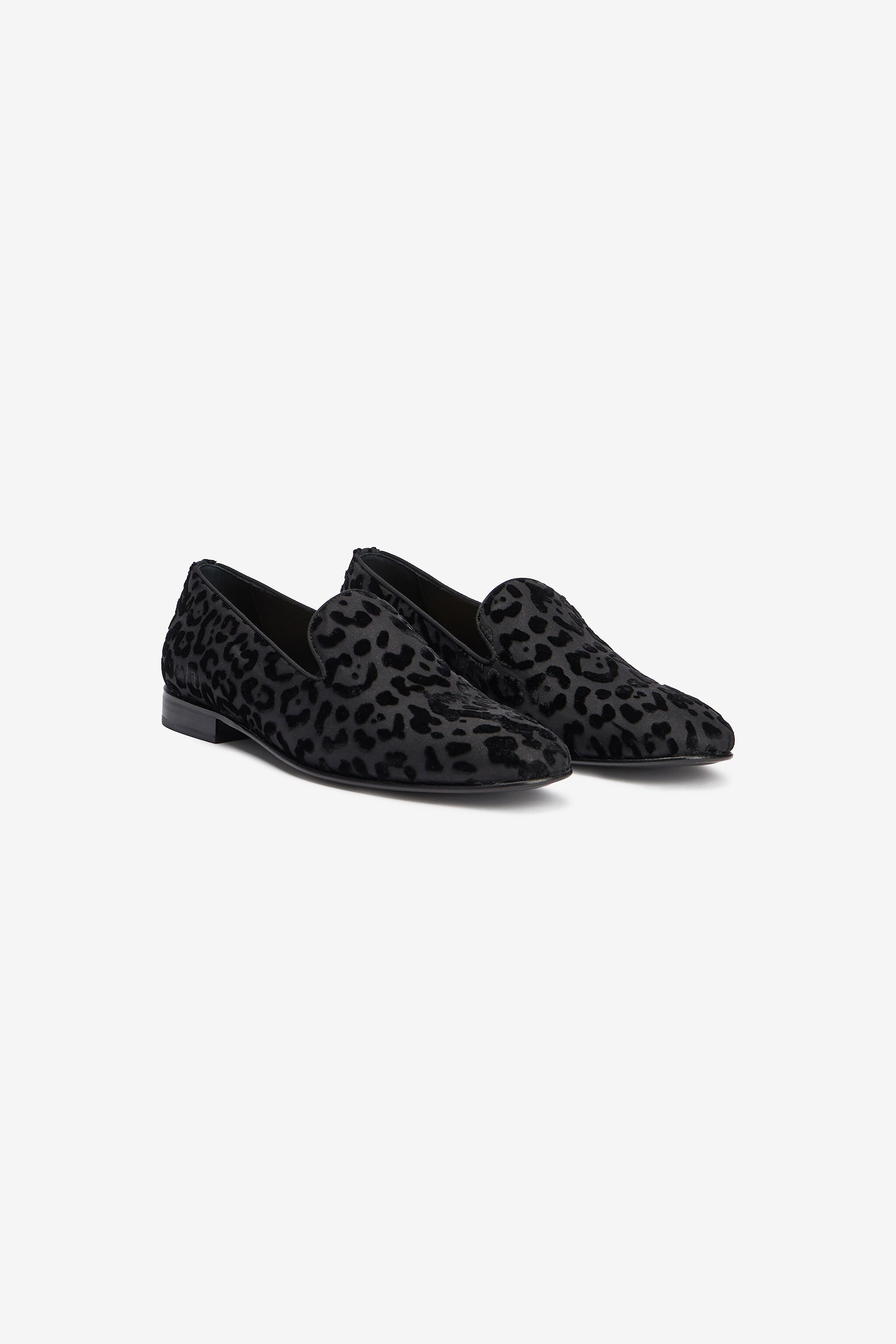 RC Slipper schwarz mit Jaguarprint BLACK VRS014-VLV00