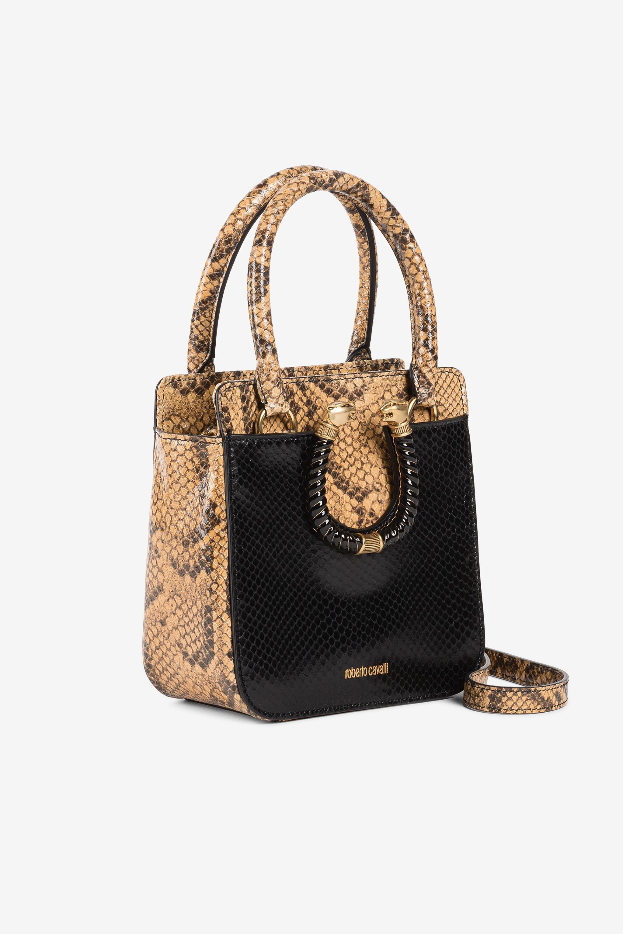 RC Snakeskin-effect tote bag NOCCIOLA QKB005-PZ181