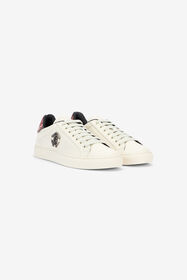 RC Ivory Leather Low Top Sneakers BIANCO/ST:DRAGONE SRS009-PZB15