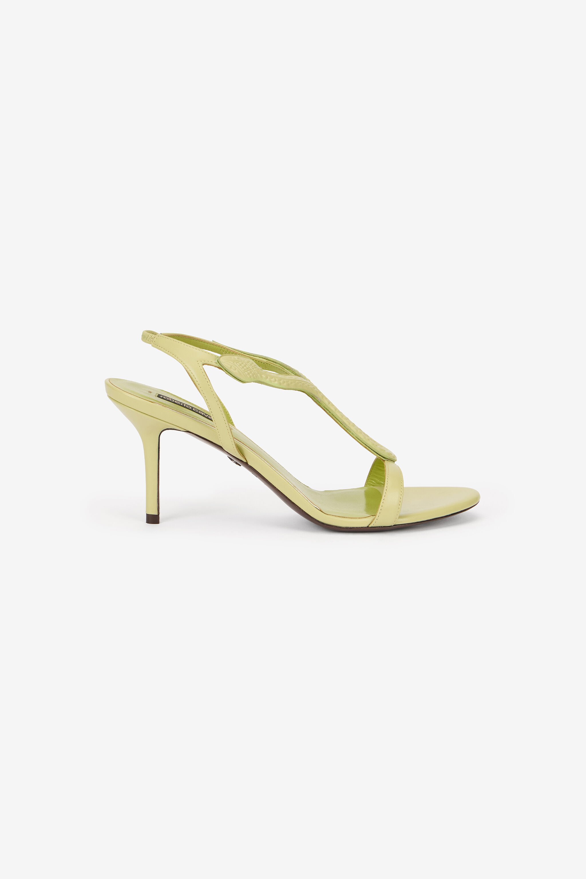 RC Escarpins En Cuir Vert Clair RC Escarpins En Cuir Vert Clair LIGHT GREEN WKS005-PZ319