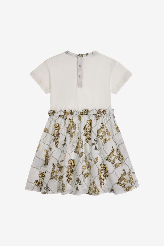 JU Printed dress JU Printed dress White SJT119-JD001