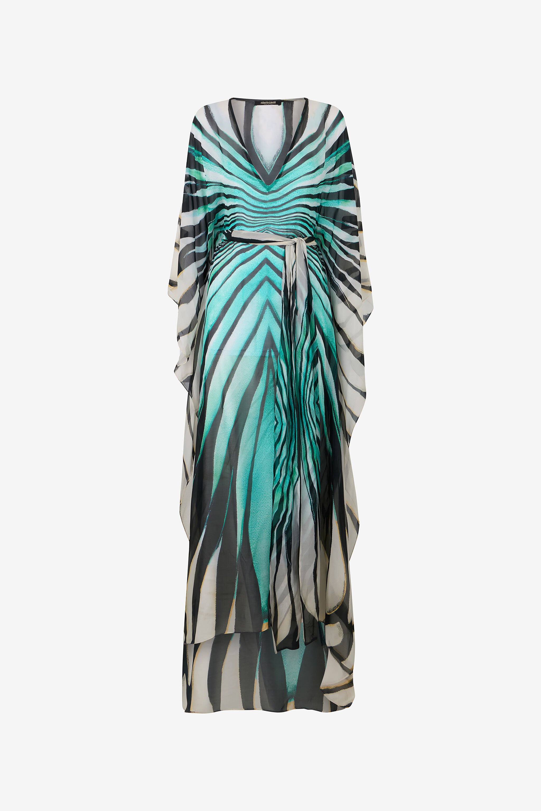 RC Ray Of Sea Print Kaftan Light blue VKW011-HNM33