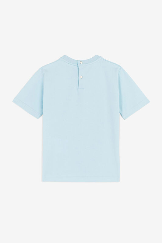 JU Fish And Logo-Print T-Shirt JU Fish And Logo-Print T-Shirt BABY BLUE OJT673-ISA2J