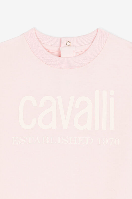 JU T-shirt con logo JU T-shirt con logo Rosa OJT60A-ISA2J