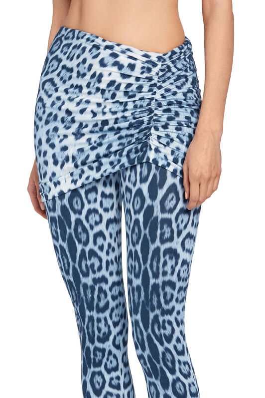 RC Leggings mit Heritage Jaguar Print CERULEAN/BLACK JQT205-8FS06
