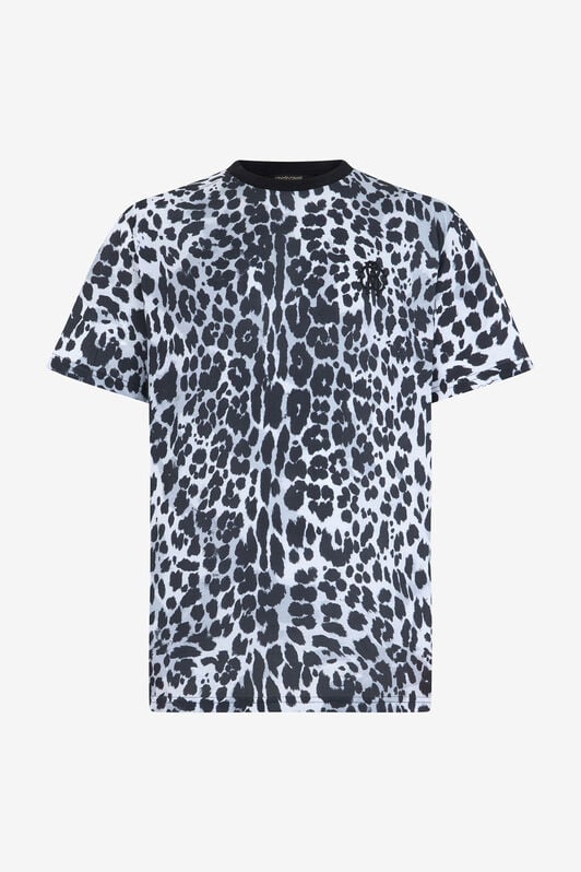 RC T-Shirt Mit Print Jaguar Skin WHITE/BLACK OOT60J-JFO63