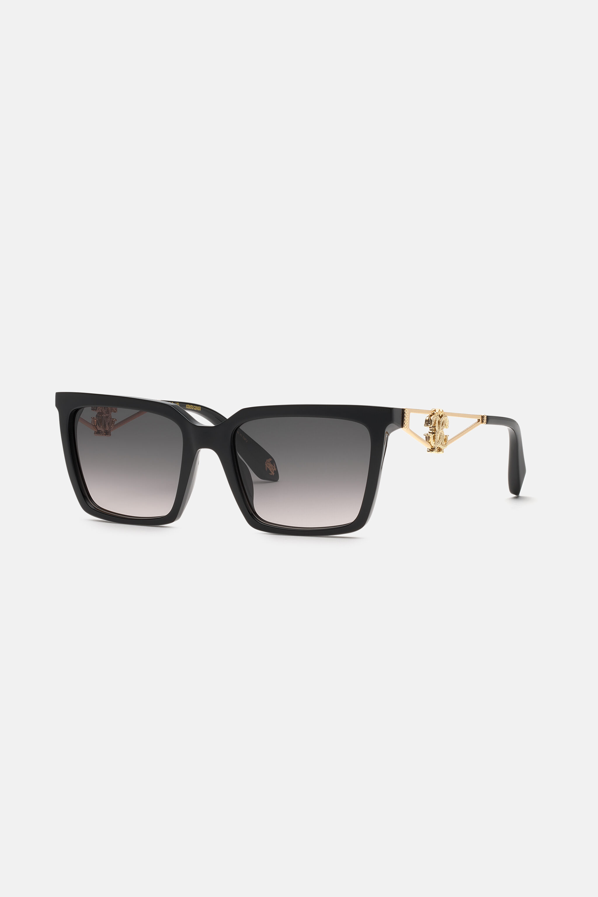 RC Sunglasses with acetate front combined with metal temples SHINY BLACK VALD12-ID250