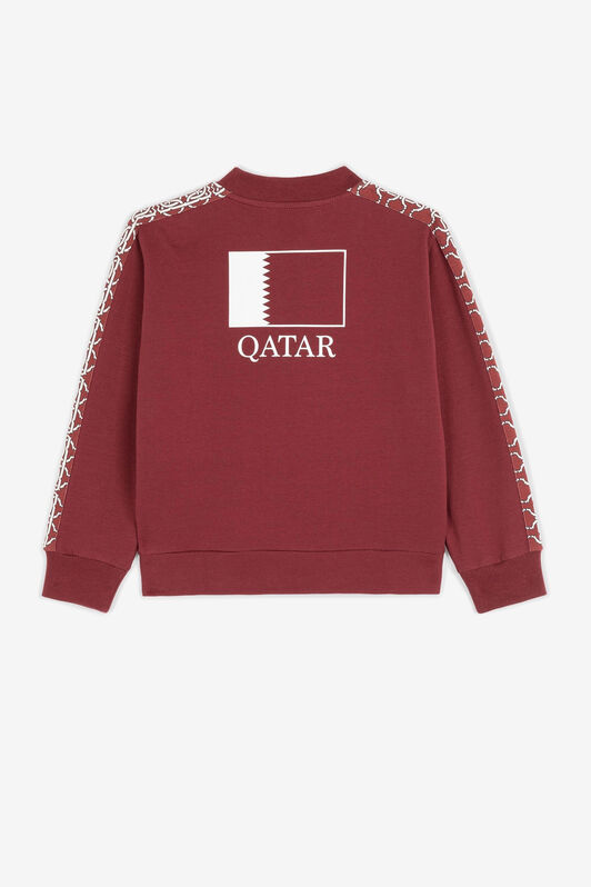 JU Sweatshirtjacke mit Print JU Sweatshirtjacke mit Print Dunkelrot PJT993-CF050