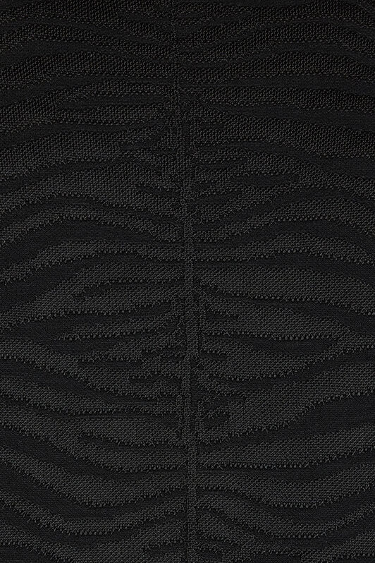 RC Sweater With Zebra Pattern Black URM607-MH012