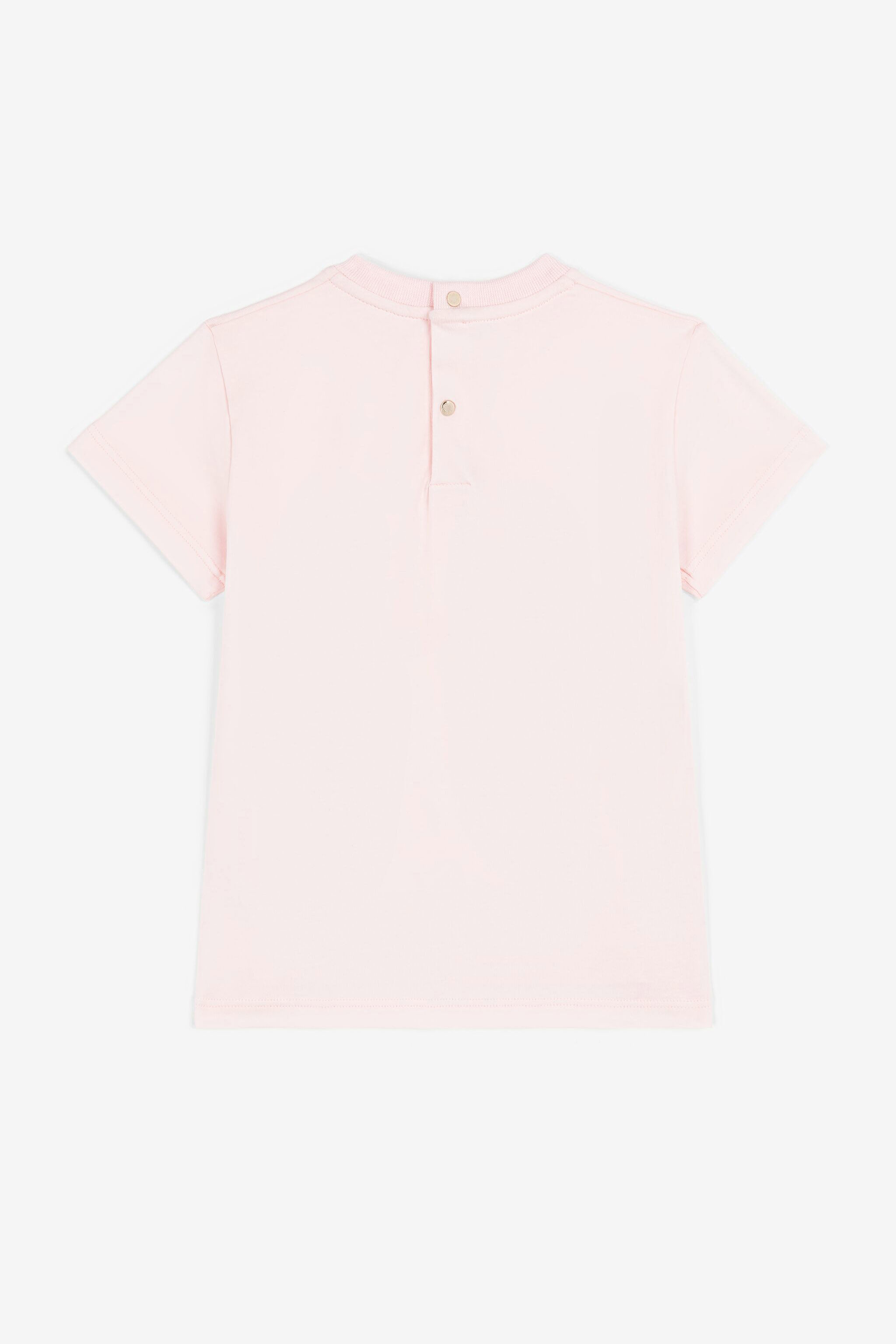 JU T-shirt con logo Rosa OJT60A-ISA2J
