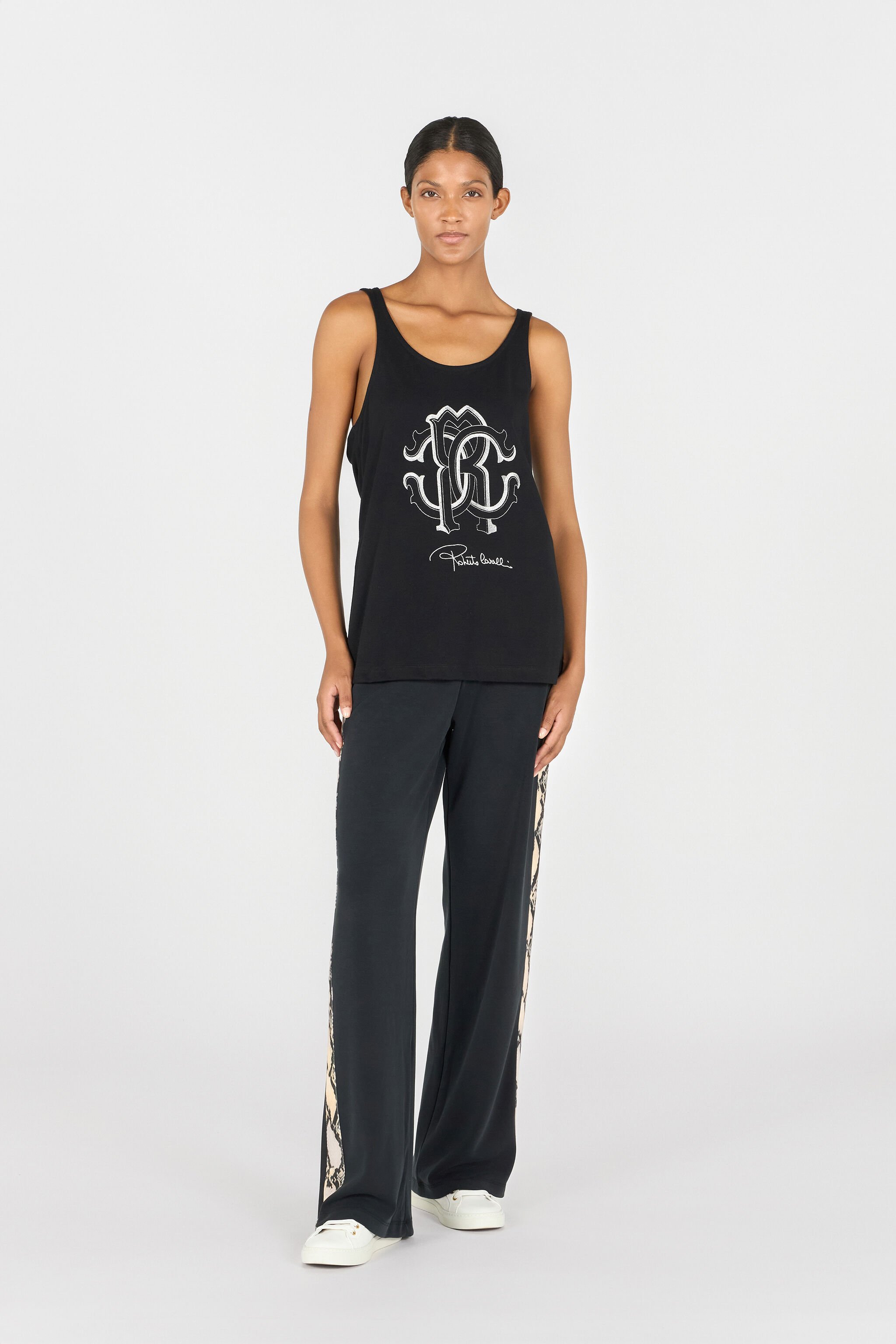 RC Tank top with Monogram RC Black OOT60E-JD060