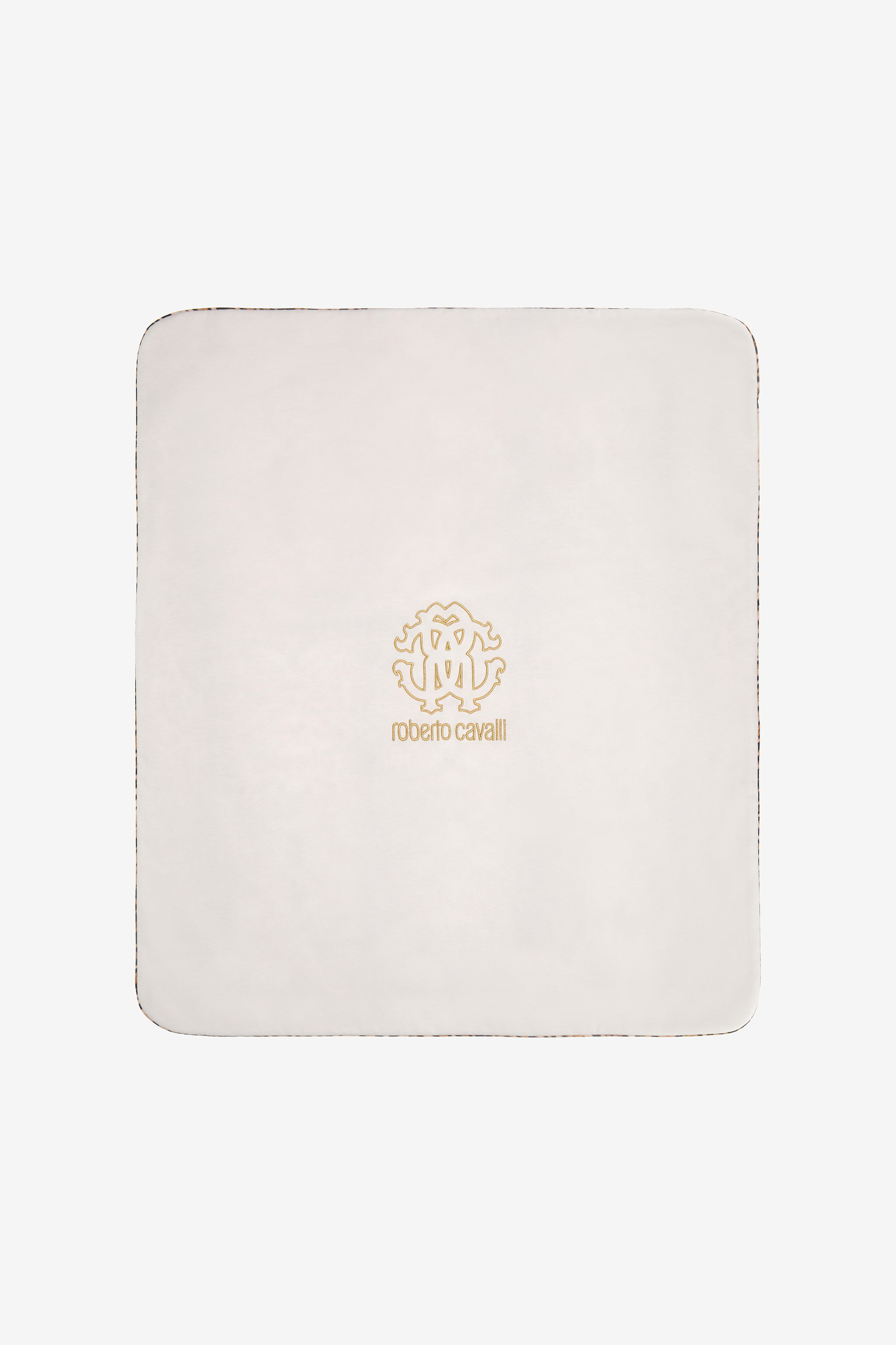 JU Blanket With Jaguar Skin Print Milky/Leopard SJT803-JFF65