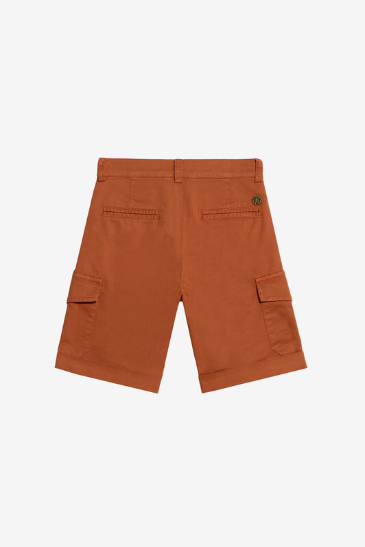 JU Rust Cotton Bermuda Shorts JU Rust Cotton Bermuda Shorts RUST WJT22H-CE035