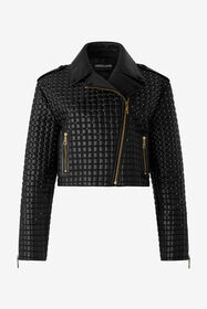 ${brand} Cropped Jacket with 3D Quilting Effect ${colorDescription} ${masterID}